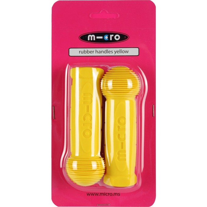 Ручки резиновые MICRO желтые AC6010B